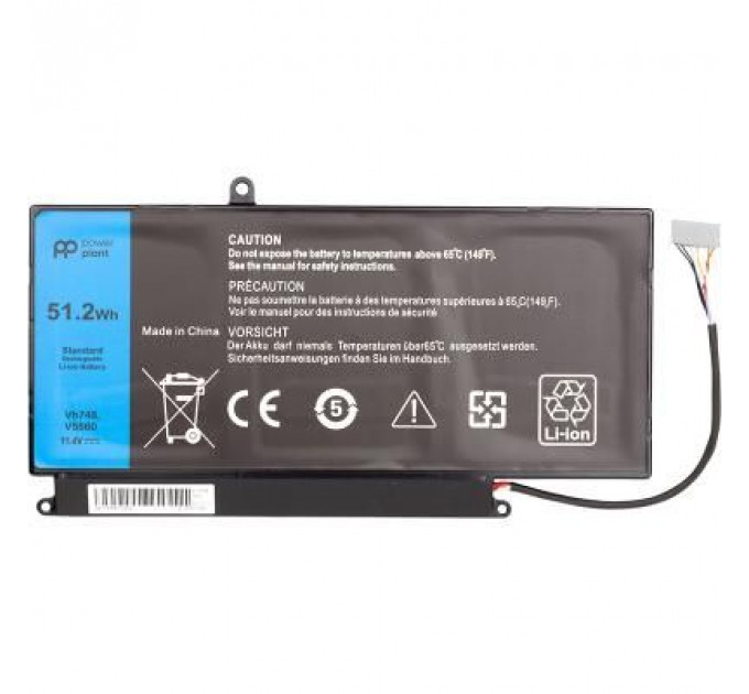 Акумулятор до ноутбука DELL Inspiron 14-5439 (VH748) 11.4V 51.2Wh PowerPlant (NB441099)