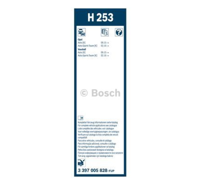 Bosch Щітка склоочисника Bosch 3397005828 (3 397 005 828)