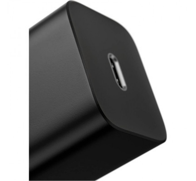 Baseus Зарядний пристрій Baseus Super Si 1C 20W With Cable Type-C/iP Black (TZCCSUP-B01)