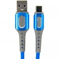 Dengos Дата кабель USB 2.0 AM to Type-C 1.0m blue Dengos (NTK-TC-LP-BLUE)