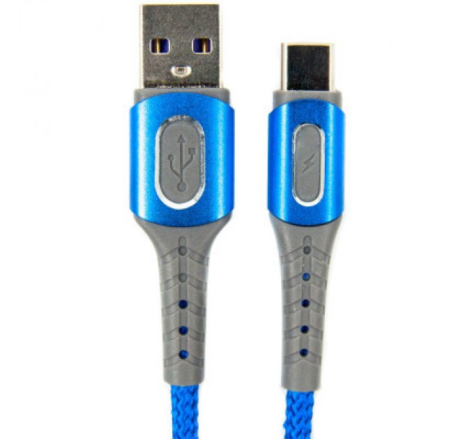 Dengos Дата кабель USB 2.0 AM to Type-C 1.0m blue Dengos (NTK-TC-LP-BLUE)