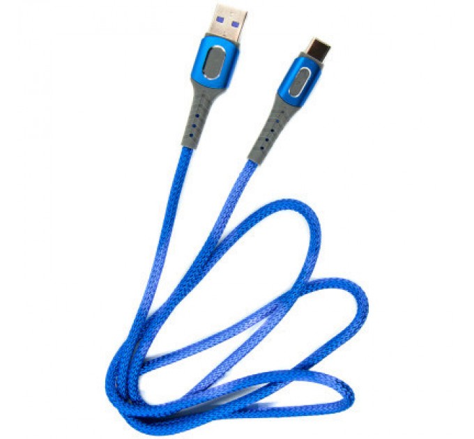 Dengos Дата кабель USB 2.0 AM to Type-C 1.0m blue Dengos (NTK-TC-LP-BLUE)