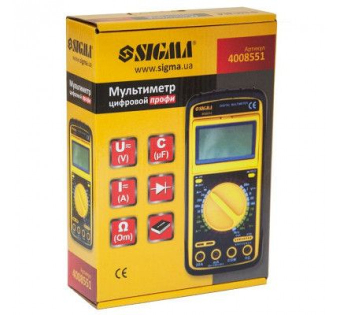 Цифровий мультиметр Sigma профі (4008551)