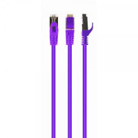 Патч-корд 10м S/FTP Cat 6A CU LSZH violet Cablexpert (PP6A-LSZHCU-V-10M)