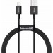 Baseus Дата кабель USB 2.0 AM to Lightning 1.0m 2.4A Superior Series Black Baseus (CALYS-A01)
