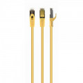 Патч-корд 15м S/FTP Cat 6A CU LSZH yellow Cablexpert (PP6A-LSZHCU-Y-15M)