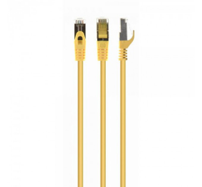 Патч-корд 15м S/FTP Cat 6A CU LSZH yellow Cablexpert (PP6A-LSZHCU-Y-15M)