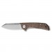 Sencut Ніж Sencut Fritch Stonewash Brown Micarta (S22014-3)