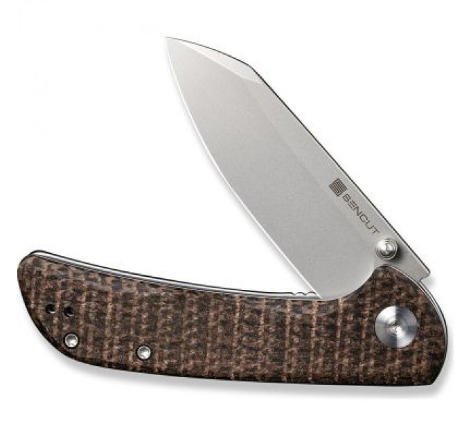 Sencut Ніж Sencut Fritch Stonewash Brown Micarta (S22014-3)