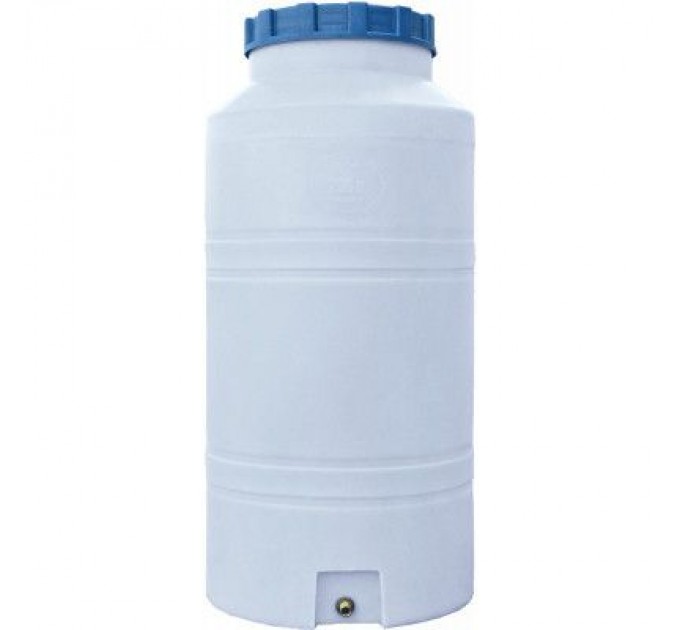 Пласт Бак Ємність для води Пласт Бак вертикальна харчова 200 л біла (812)