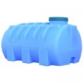 Пласт Бак Ємність для води Пласт Бак горизонтальна харчова 750 л синя (12466)
