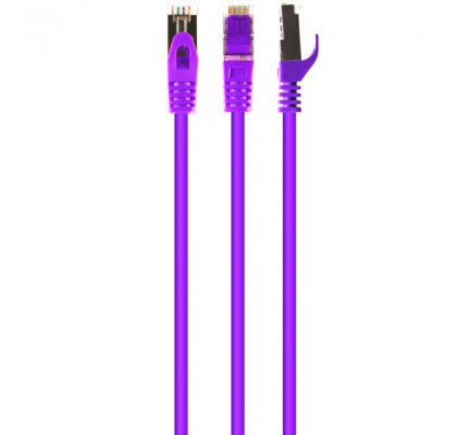Патч-корд 15м S/FTP Cat 6A CU LSZH violet Cablexpert (PP6A-LSZHCU-V-15M)