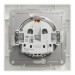Schneider Electric Розетка Schneider Electric ASFORA зі штор. біла (EPH2900221)