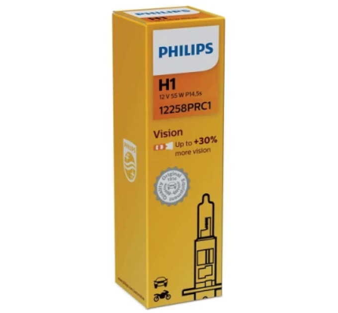 Philips Автолампа Philips 12258PRC1 H1 12V55W (2358)