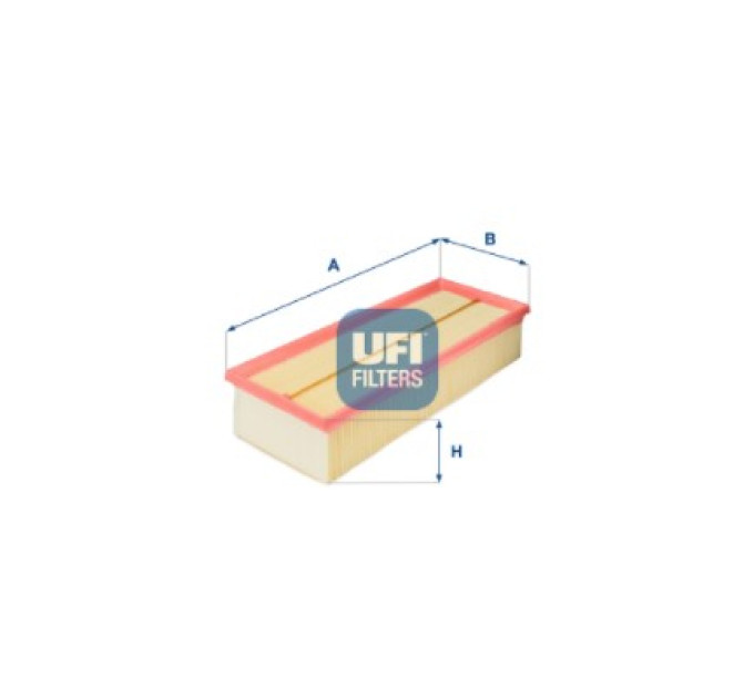 UFI Повітряний фільтр для автомобіля UFI 30.187.00