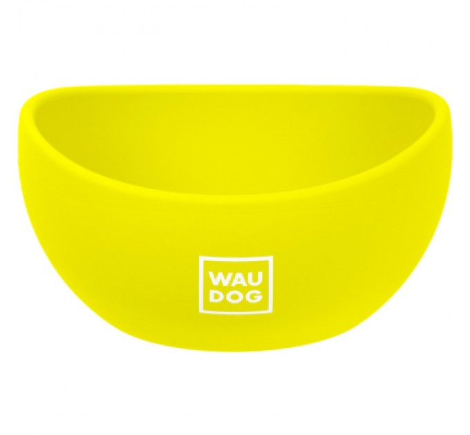 WAUDOG Посуд для котів WAUDOG Silicone Миска 250 мл жовта (50818)