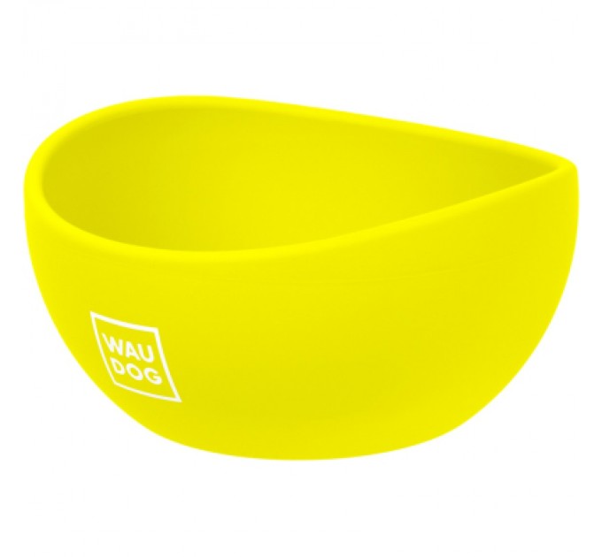 WAUDOG Посуд для котів WAUDOG Silicone Миска 250 мл жовта (50818)