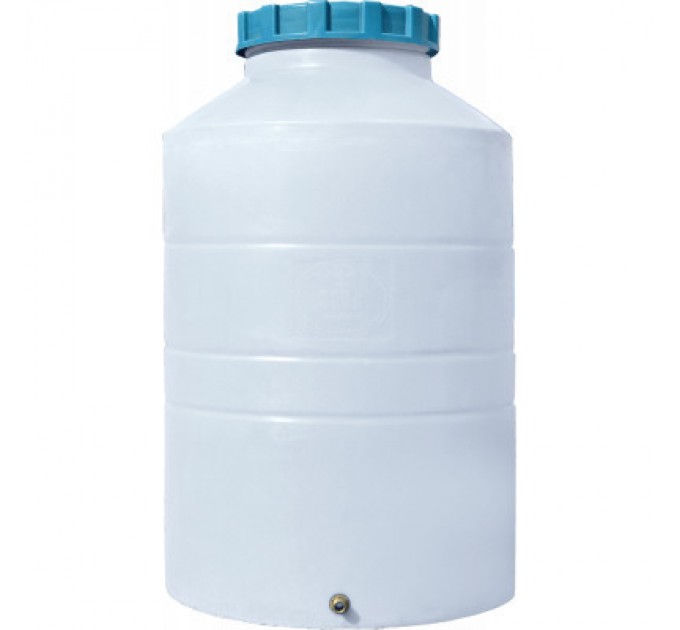 Пласт Бак Ємність для води Пласт Бак вертикальна харчова 300 л біла (815)