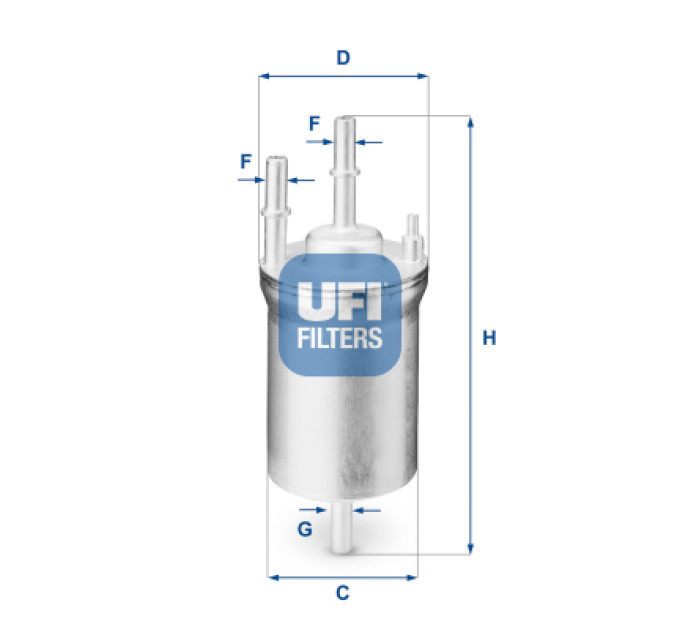 UFI Фільтр паливний UFI 31.833.00