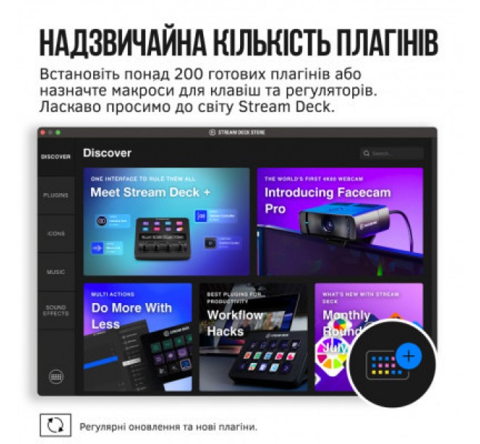 ELGATO Набір блогера ELGATO Corsair Stream Deck + (10GBD9901)