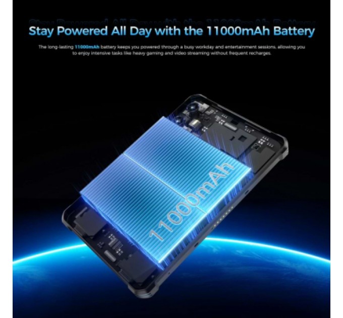 OUKITEL Планшет OUKITEL RT3plus 8" 4/128GB/ NFC / LTE Black (6941749808516)