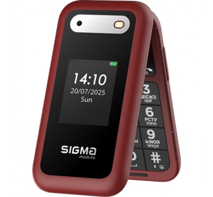 Sigma Мобільний телефон Sigma X-style 281 CLIK Red (4827798151426)