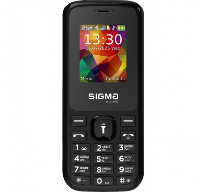 Sigma Мобільний телефон Sigma X-style 171 MINI Track Black (4827798813713)