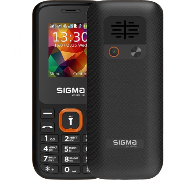 Sigma Мобільний телефон Sigma X-style 171 MINI Track Black-Orange (4827798813737)