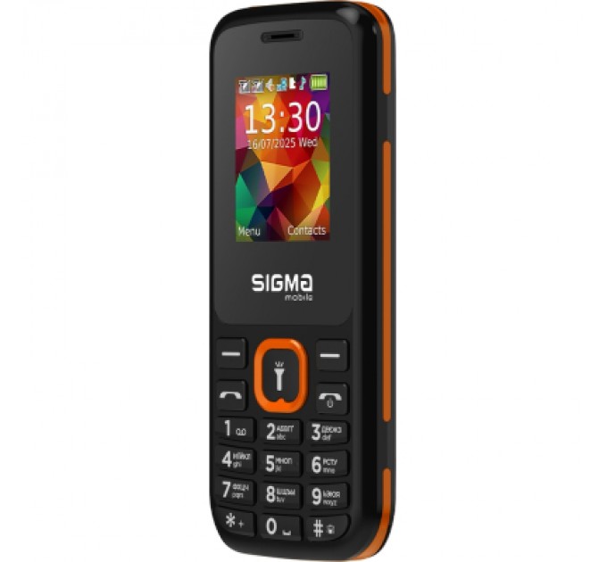 Sigma Мобільний телефон Sigma X-style 171 MINI Track Black-Orange (4827798813737)
