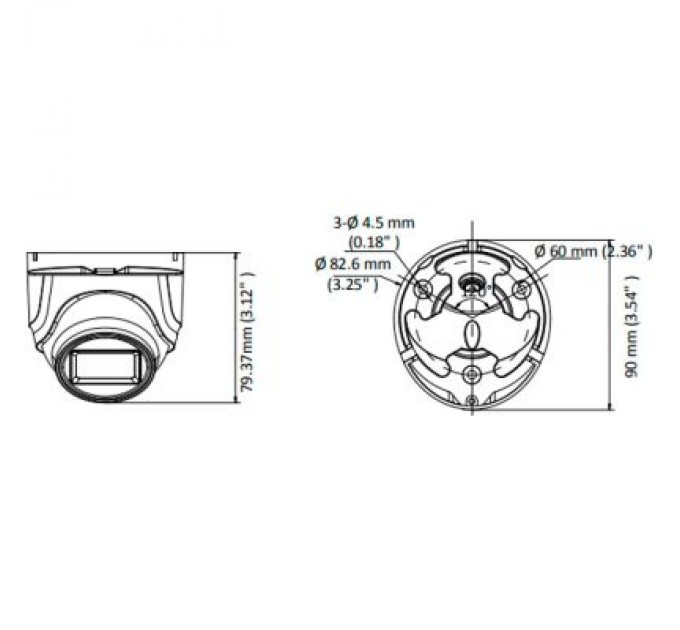 Hikvision Камера відеоспостереження Hikvision DS-2CE76U1T-ITMF (2.8)