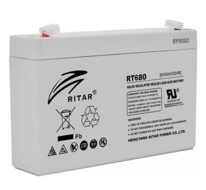 Ritar Батарея до ДБЖ Ritar AGM RT680, 6V-8Ah (RT680)