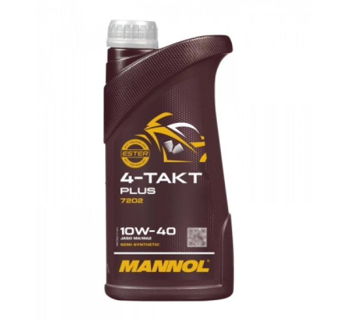 Mannol Моторна олива Mannol 4-TAKT PLUS 1л 10W-40 (MN7202-1)