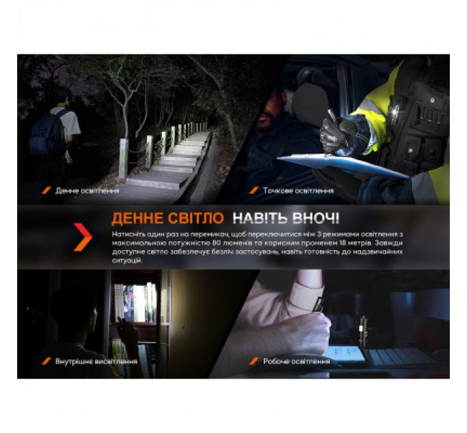 Fenix Тактична ручка Fenix T6 з ліхтариком Blue (T6-Blue)