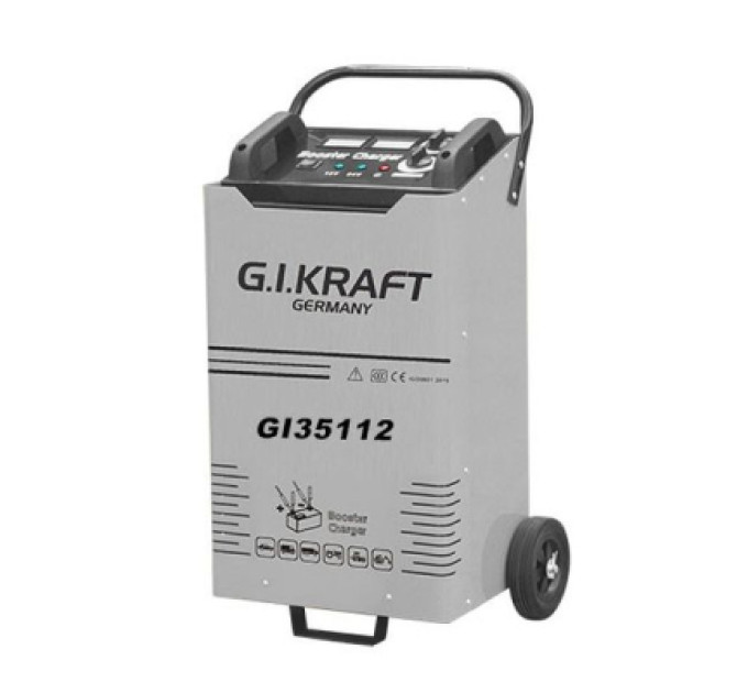 G.I.KRAFT Зарядний пристрій для автомобільного акумулятора G.I.KRAFT пускозарядне 12/24V, 500A, 220V (GI35112)