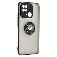 Чохол до мобільного телефона Armorstandart Frosted Matte Ring Xiaomi Redmi 10C Black (ARM68366)
