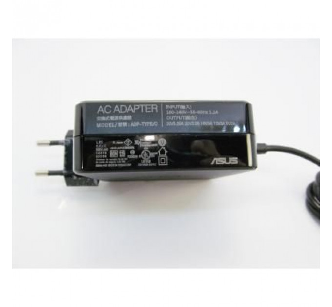 Блок живлення до ноутбуку ASUS 65W 20V, 3.25A + 15V, 3A + 12V, 3A + 5V, 2A, разъем USB Type (ADP-TYPE/C / A40242)