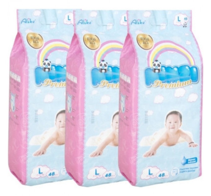 Mimzi Підгузки Mimzi L 9-14 кг 48 шт. х 3 пачки (MPL3) (4820209800302)