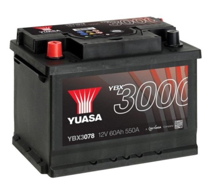 Yuasa Акумулятор автомобільний Yuasa 12V 62Ah SMF Battery (YBX3078)