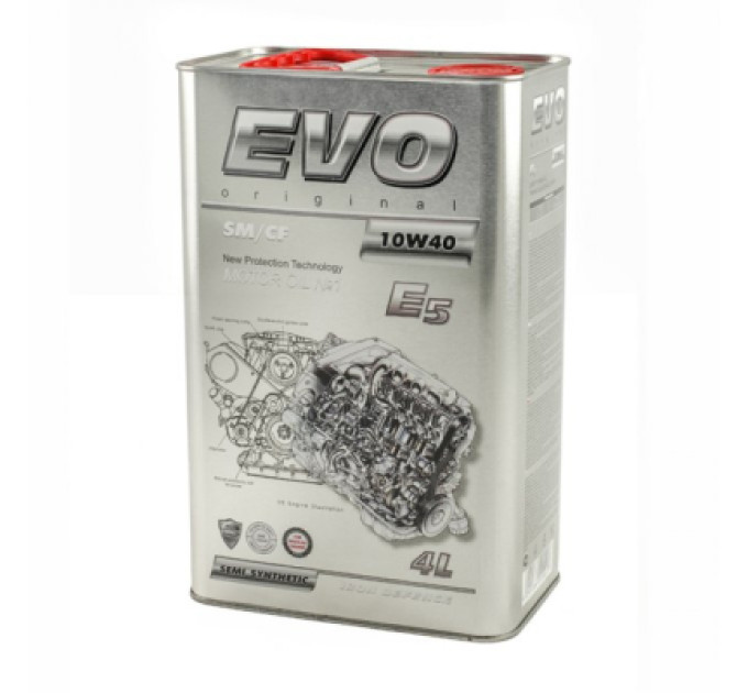 EVO Моторна олива EVO E5 10W-40 SM/CF 4L (E5 4L 10W-40)