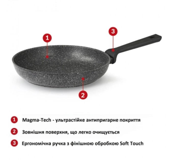 Flonal Сковорода Flonal Pietra Lavica 28 см (PLIPP2880)