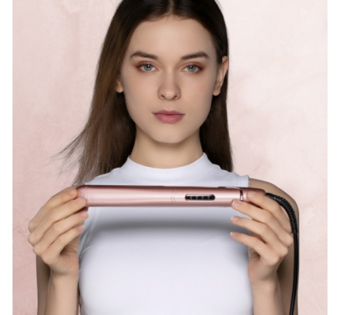 Xiaomi Вирівнювач для волосся Xiaomi Enchen Hair Curling Iron Enrollor Pink / White EU