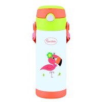 Термос Con Brio з трубочкою 350 мл Фламінго (CB-391-flamingo)