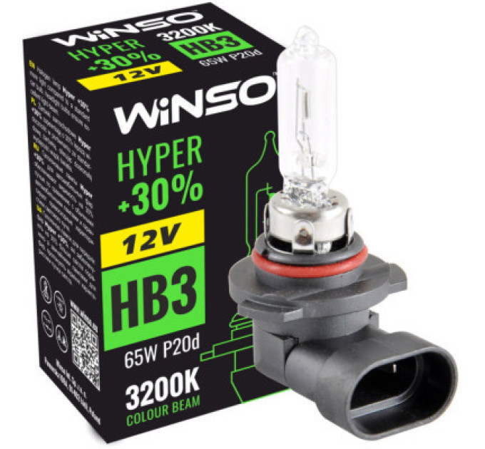 WINSO Автолампа WINSO HB3 TRUCK +30 65W (712500)