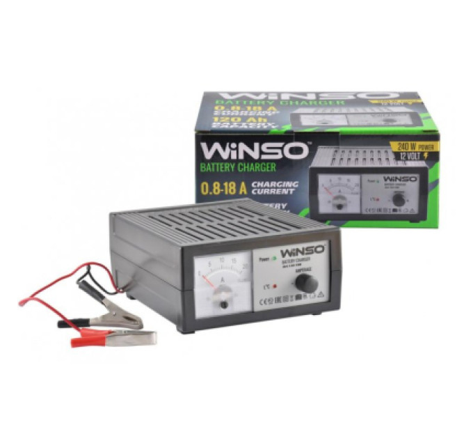 WINSO Зарядний пристрій для автомобільного акумулятора WINSO 139100