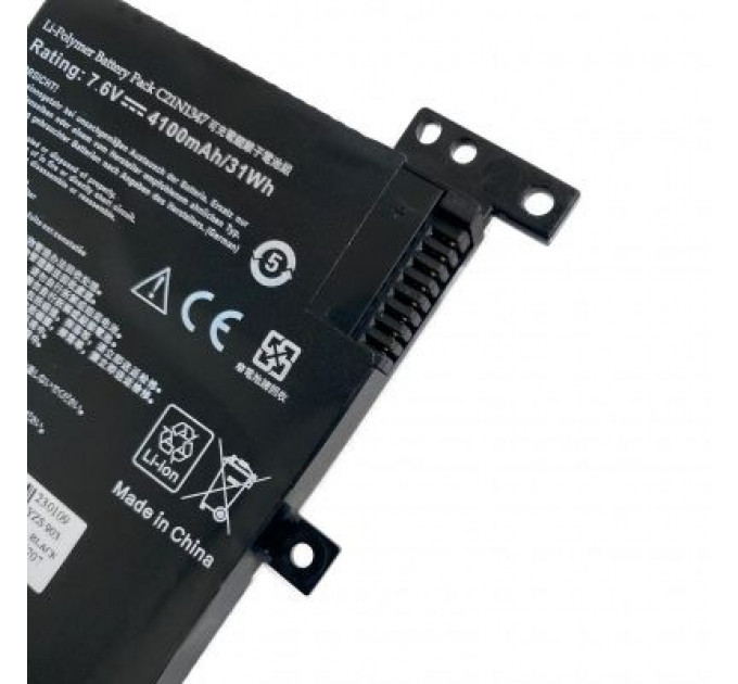 Акумулятор до ноутбука Extradigital Asus X555 (C21N1347) 7.6V, 4100mAh (BNA4000)