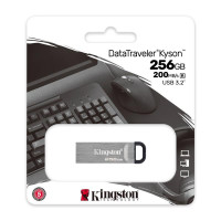 USB флеш накопичувач Kingston 256GB DT Kyson Silver/Black USB 3.2 (DTKN/256GB)