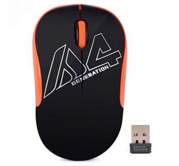 Мишка A4Tech G3-300N Black+Orange