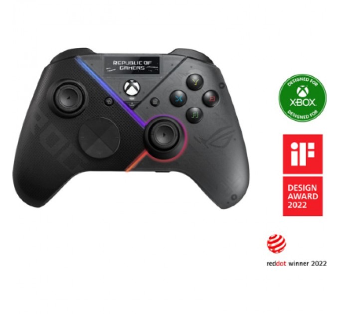 ASUS Геймпад ASUS ROG Raikiri Pro USB-С/BT/Wireless Black (90GC00W0-BGP000)