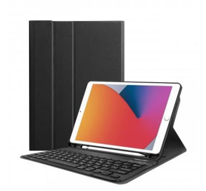 Чохол до планшета AirOn Premium iPad 10.2" 2019/2020/2021 7/8/9 Gen Air 3 Keyboard (4821784622496)