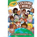 Crayola Набір для творчості Crayola Colours of the World Розмальовка, 48 сторінок (04-2668)